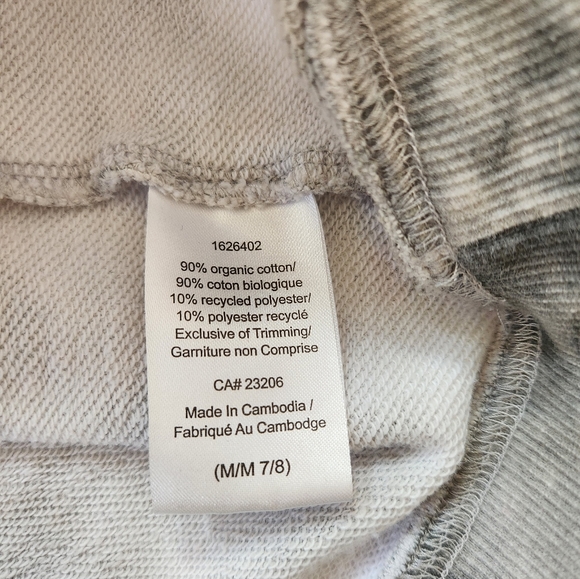 Eco Threads Kids Organic Cotton Hoodie Size Medium 7/8 - Picture 4 of 6